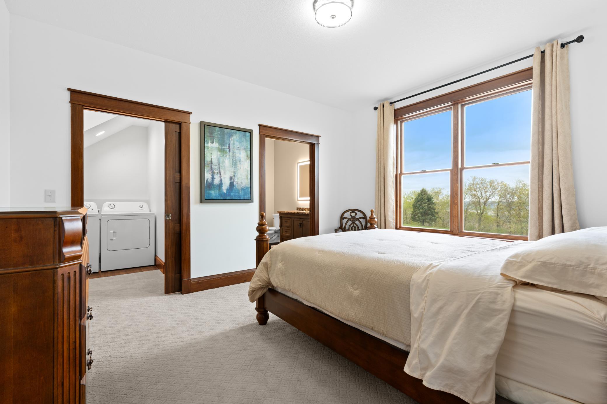 Walk in closet houses private laundry