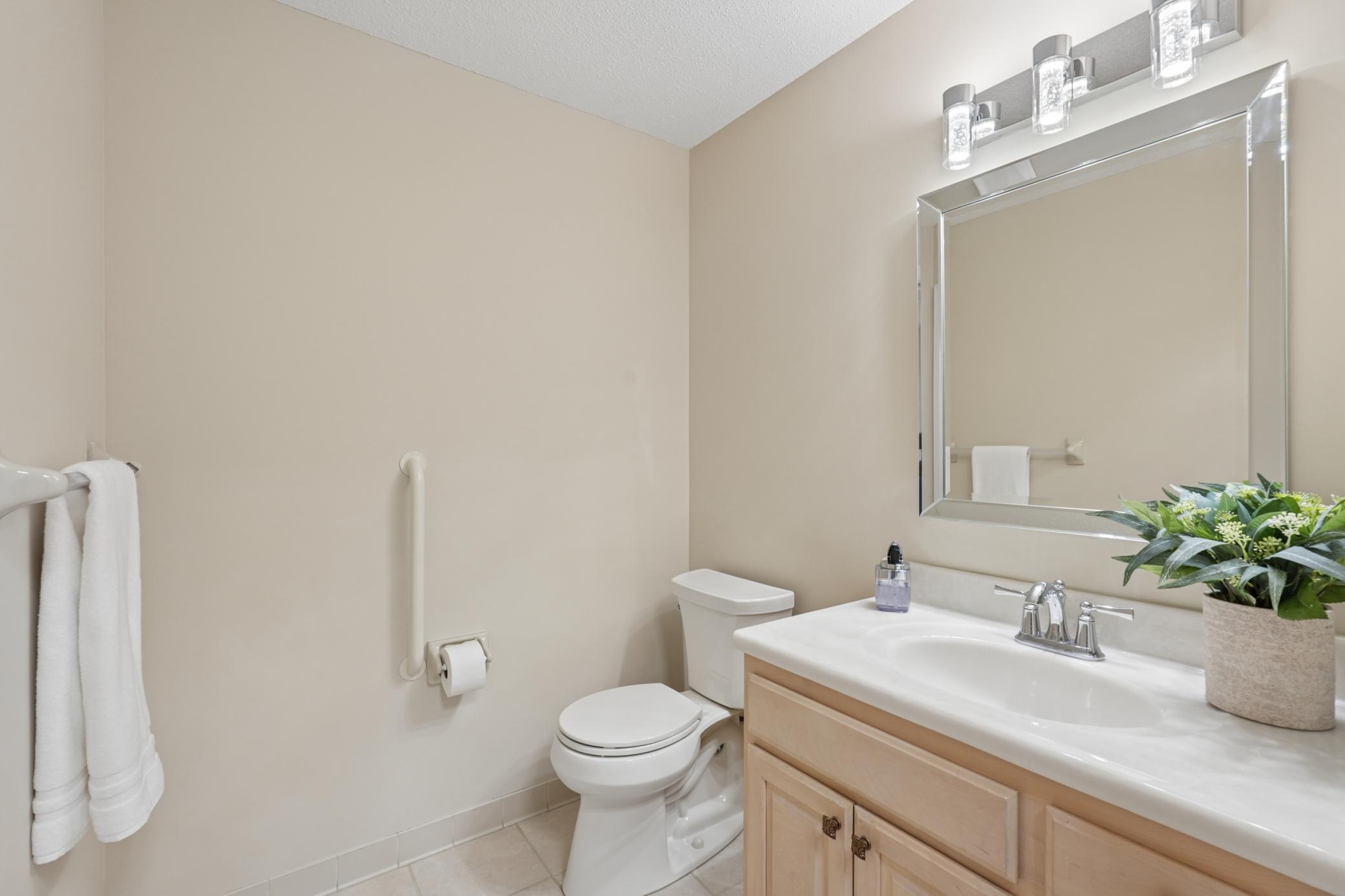 1/2 bath on main floor