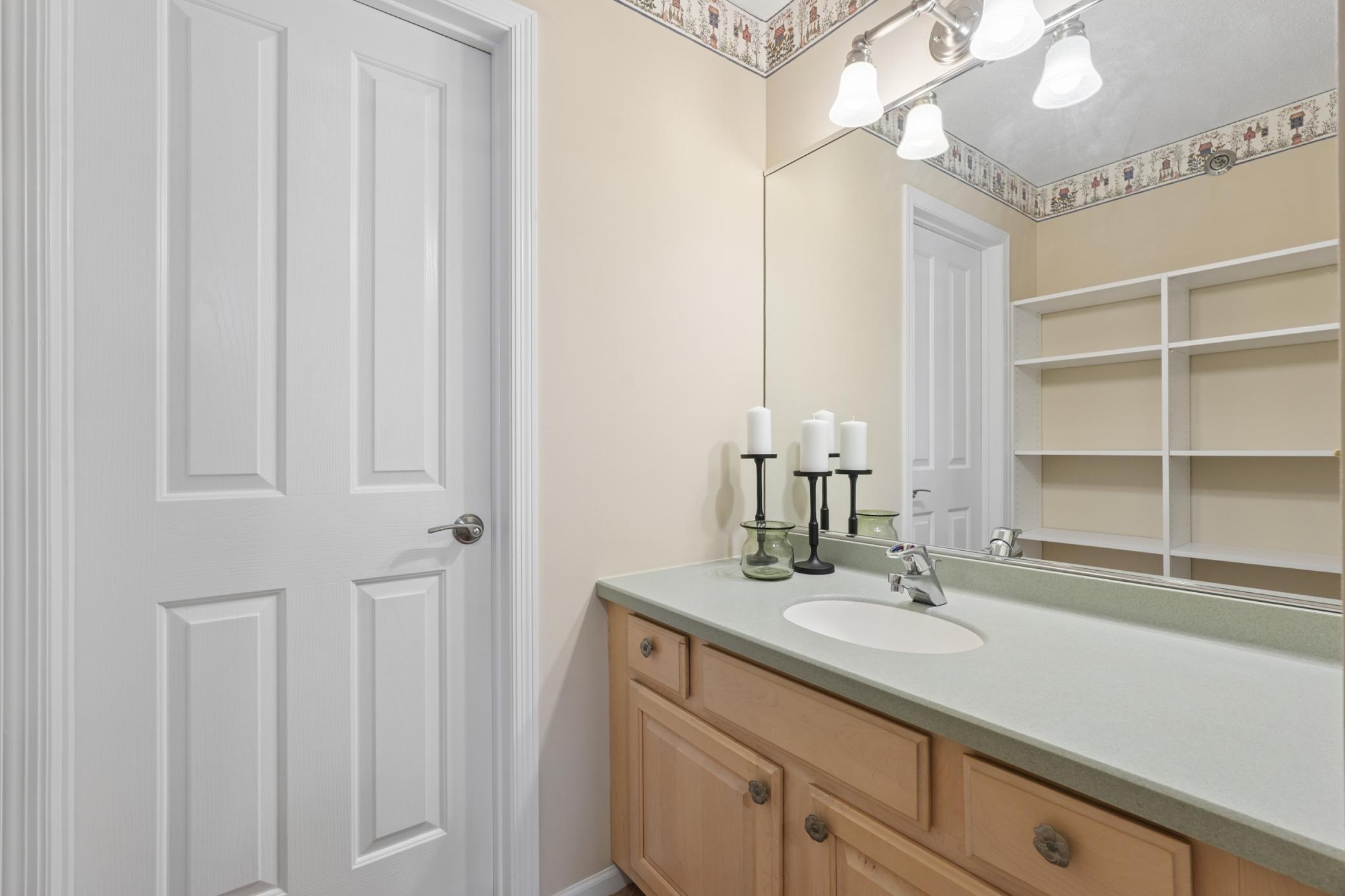 2nd vanity and sink upstairs