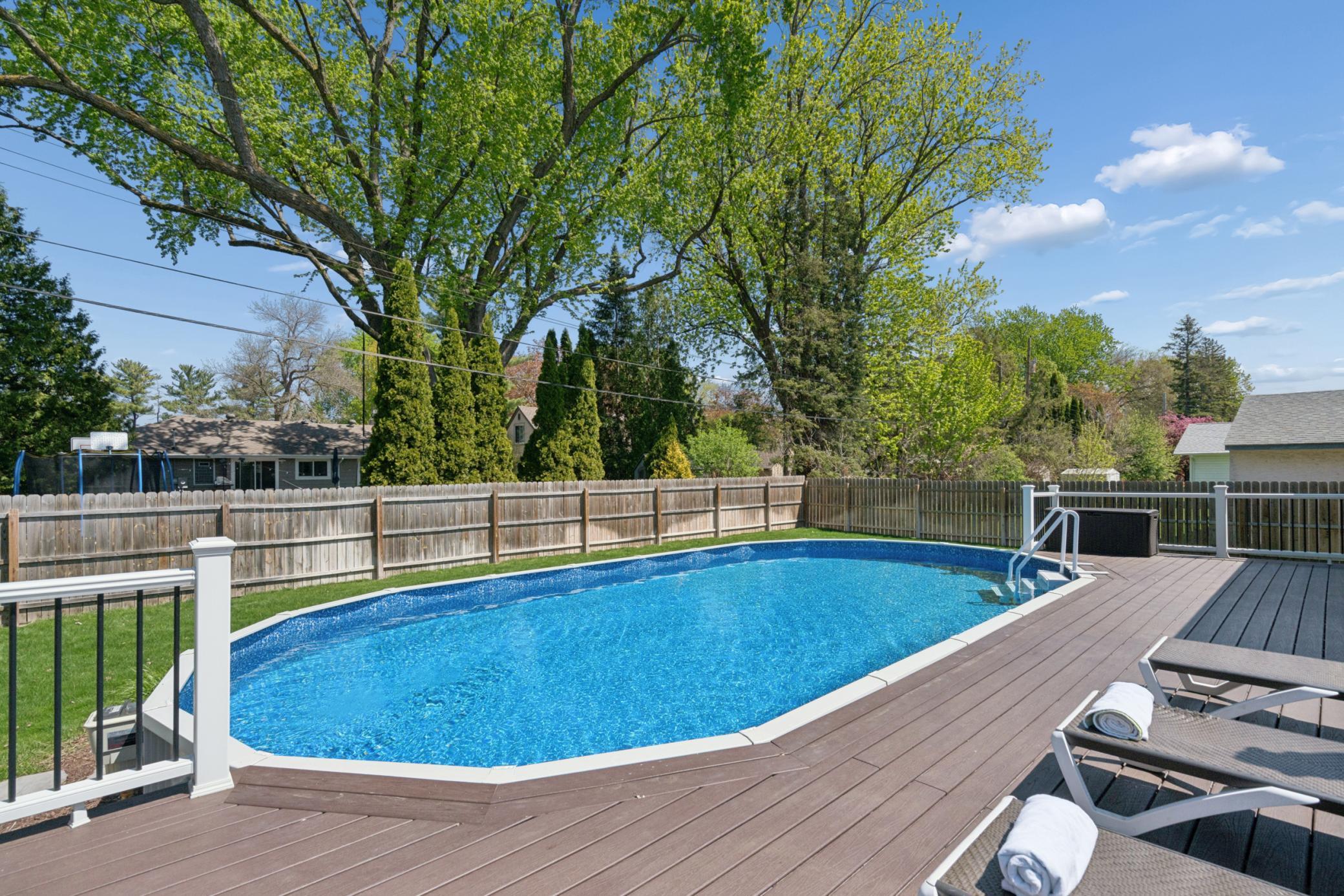 Semi-Submerged Pool