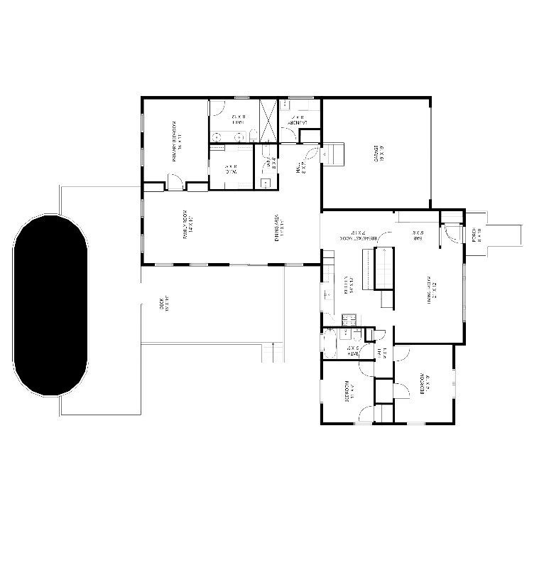Main Level Floorplan