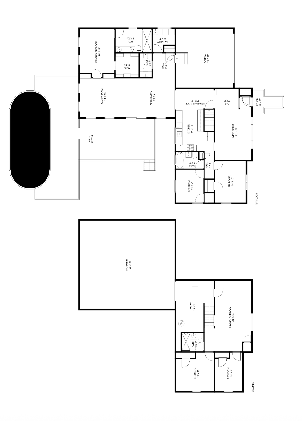 All Levels Floor Plan
