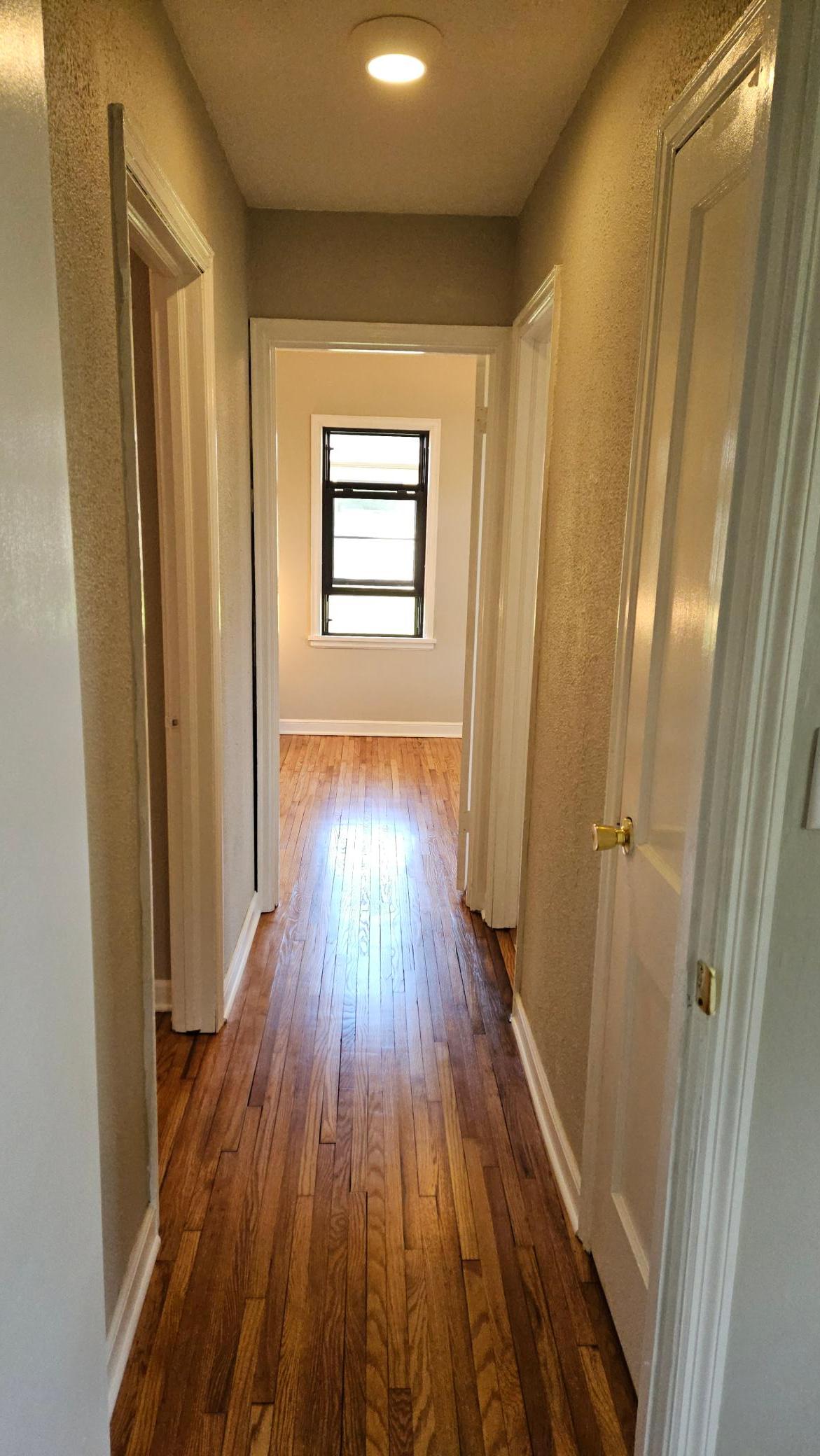 Hall with late night motion light