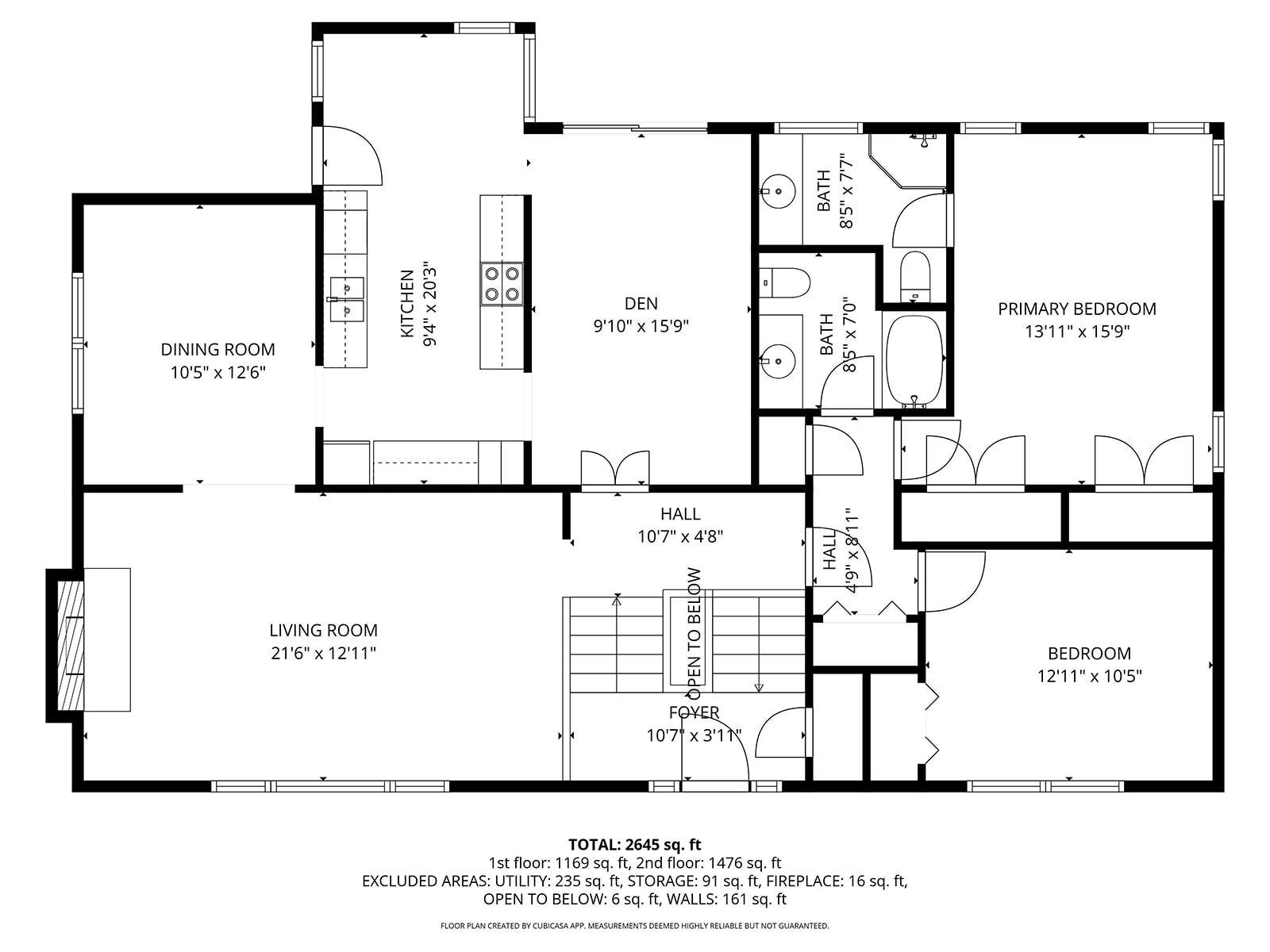 Upper-level Floor Plan