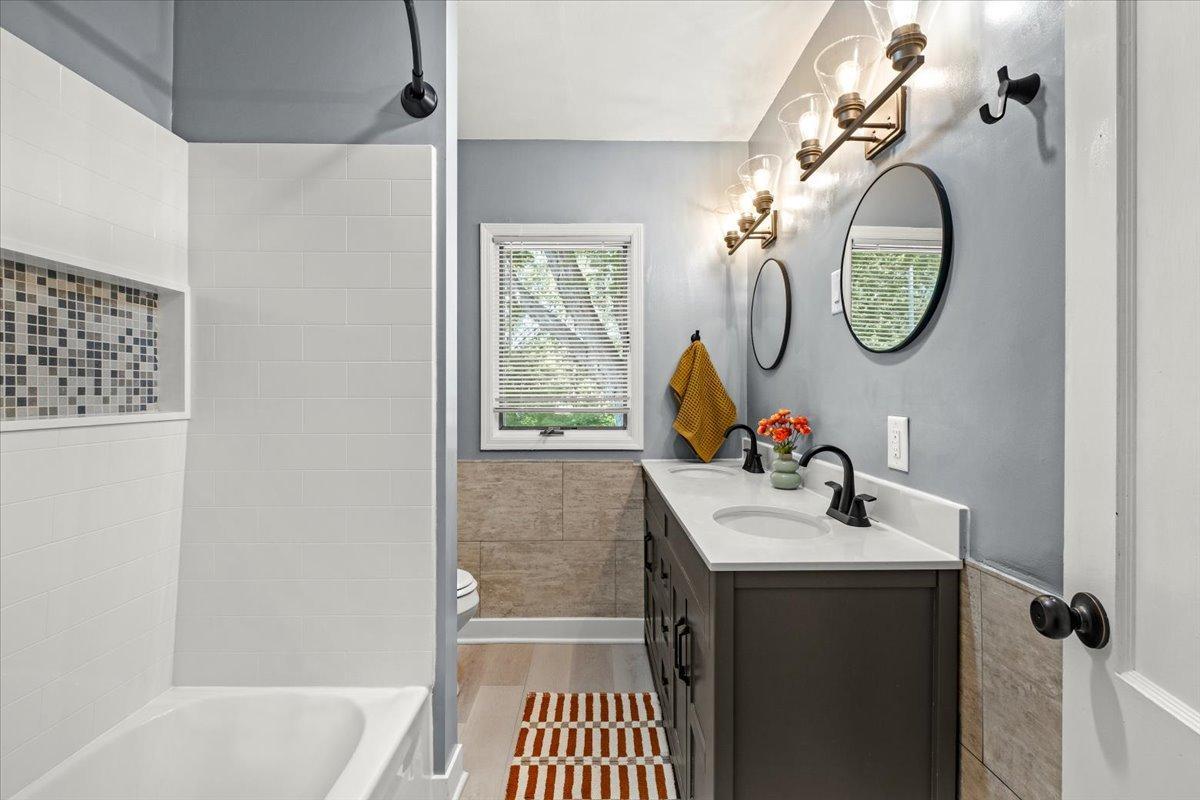 Completely remodeled bathroom
