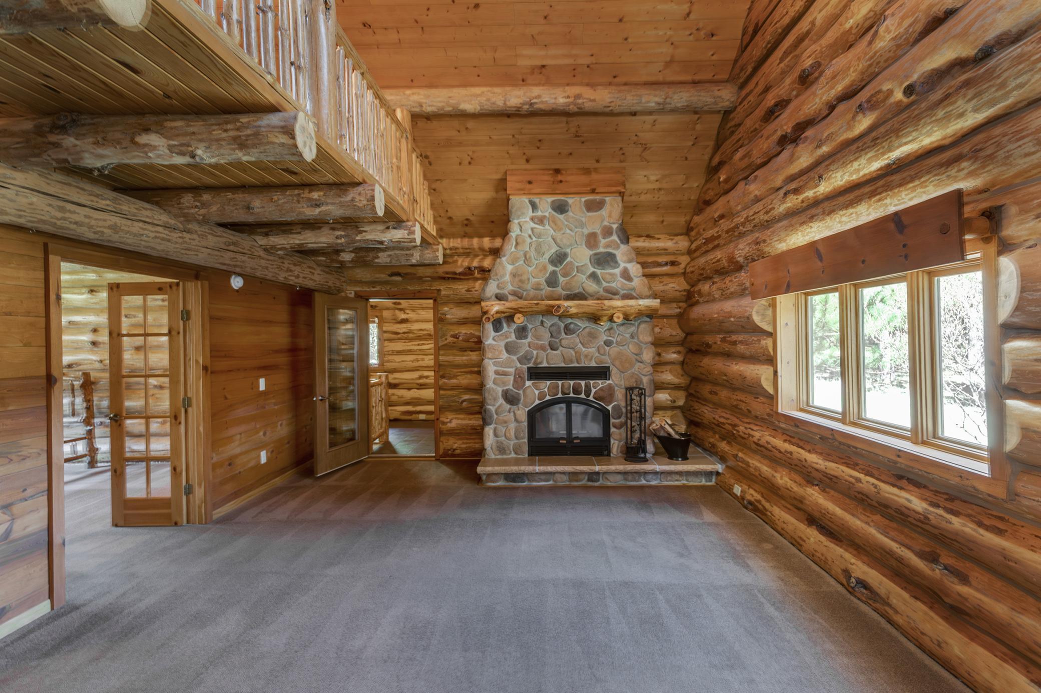 Wood Burning Fireplace