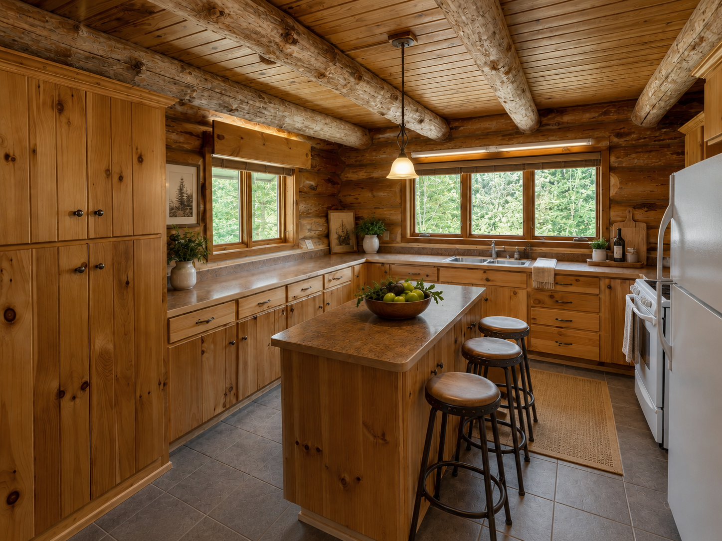 Virtually Staged Kitchen