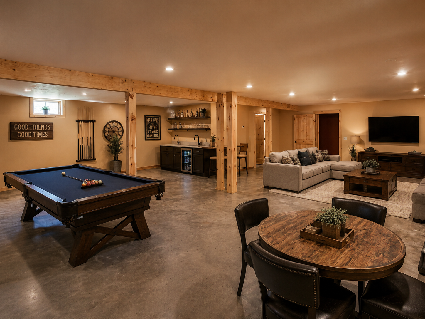 Virtual rendering of Family / Rec Room!