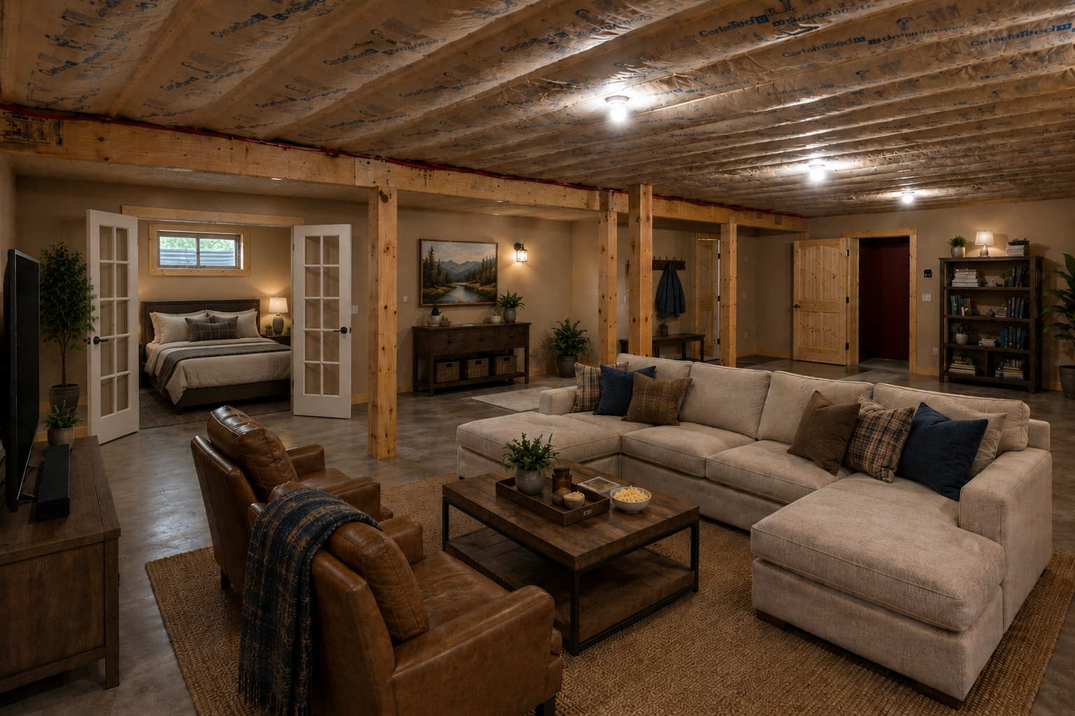 Virtual rendering of 3rd Bedroom (Needs Egress)