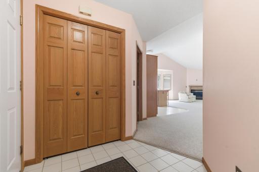 Large entry closet