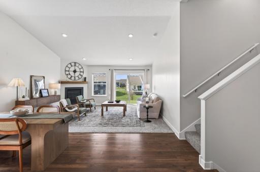 Spacious living area with an ideal layout for gathering and relaxing.