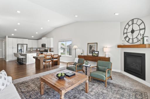 Open-concept main level designed for comfortable everyday living and entertaining.