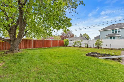 Plenty of level lawn space