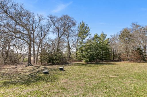 Newer septic with yard over looking Ag fields