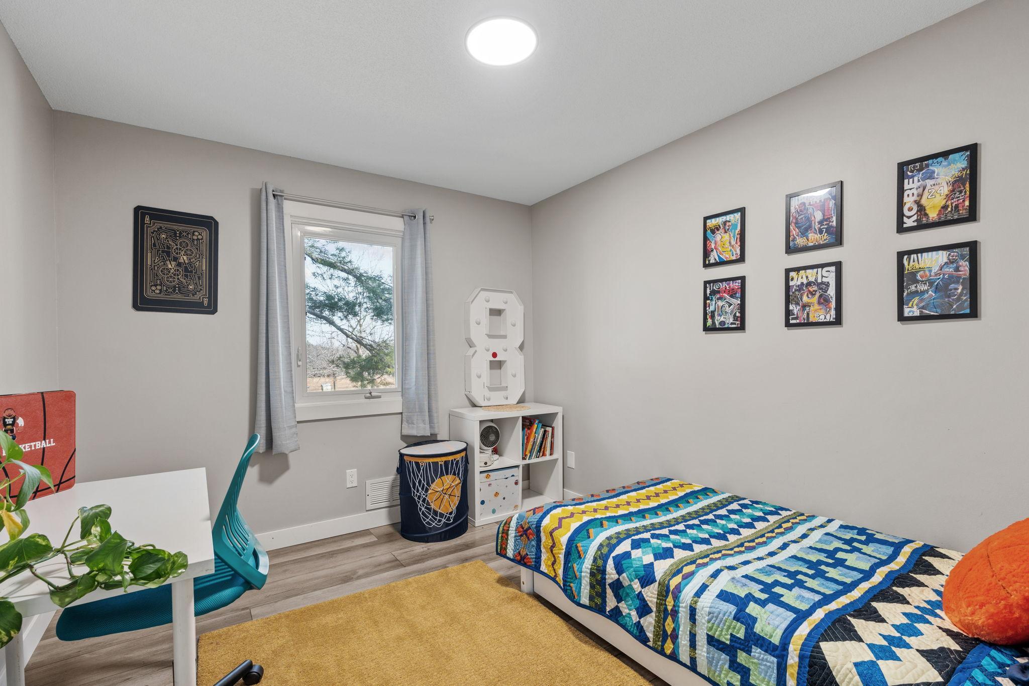 1 of 3 bedrooms on the upper level