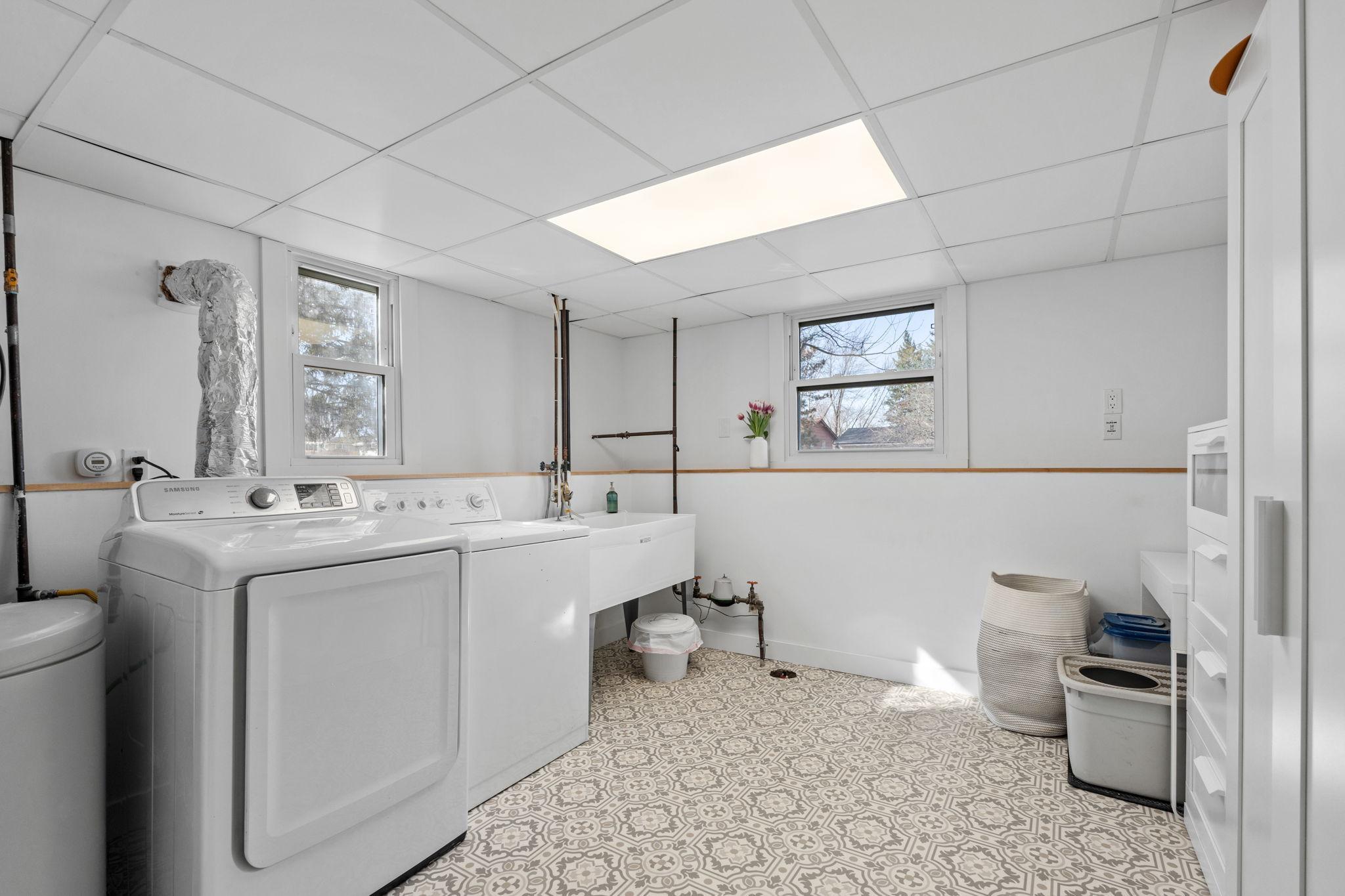 Look at your large laundry room!