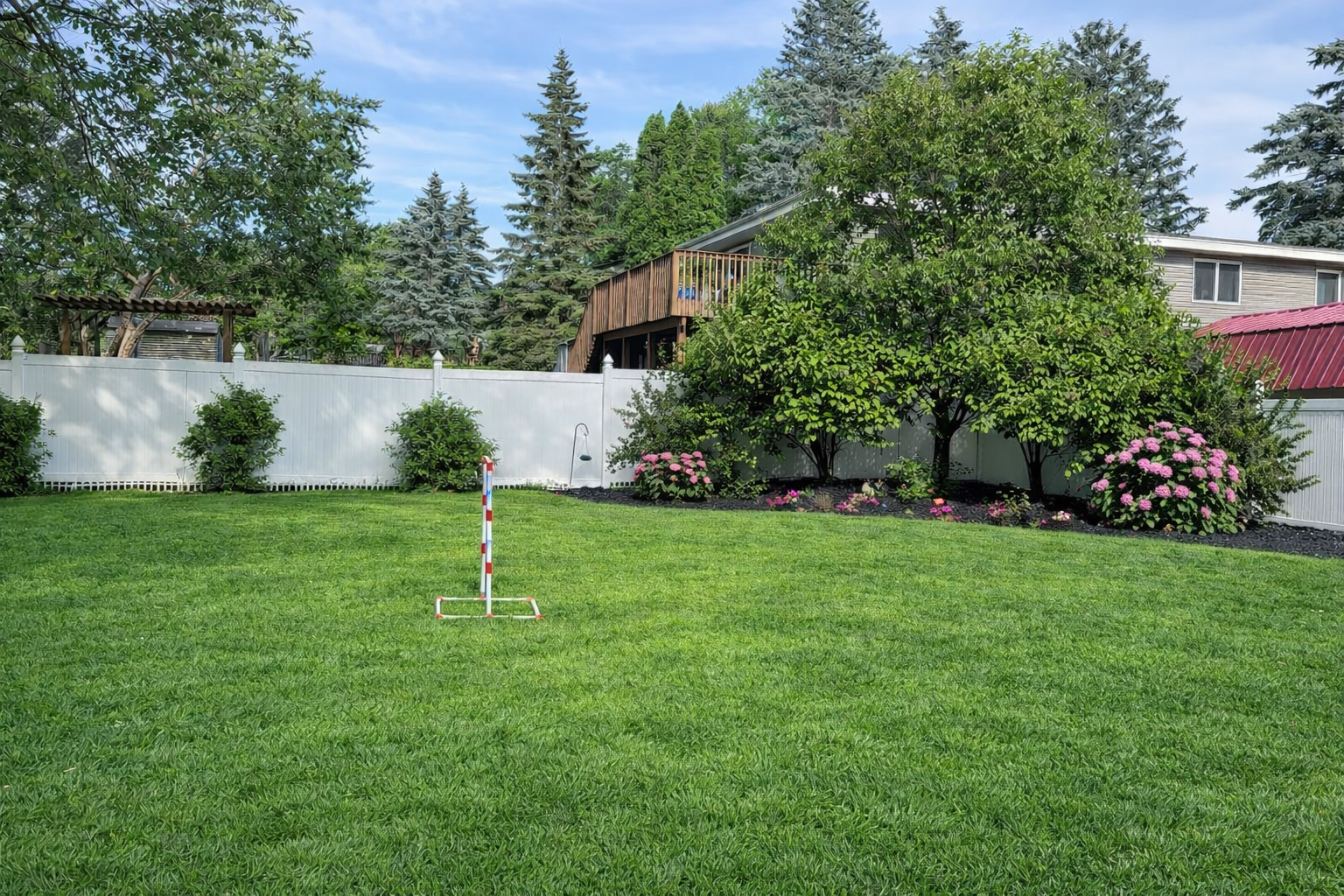 Gorgeous trees and landscaping