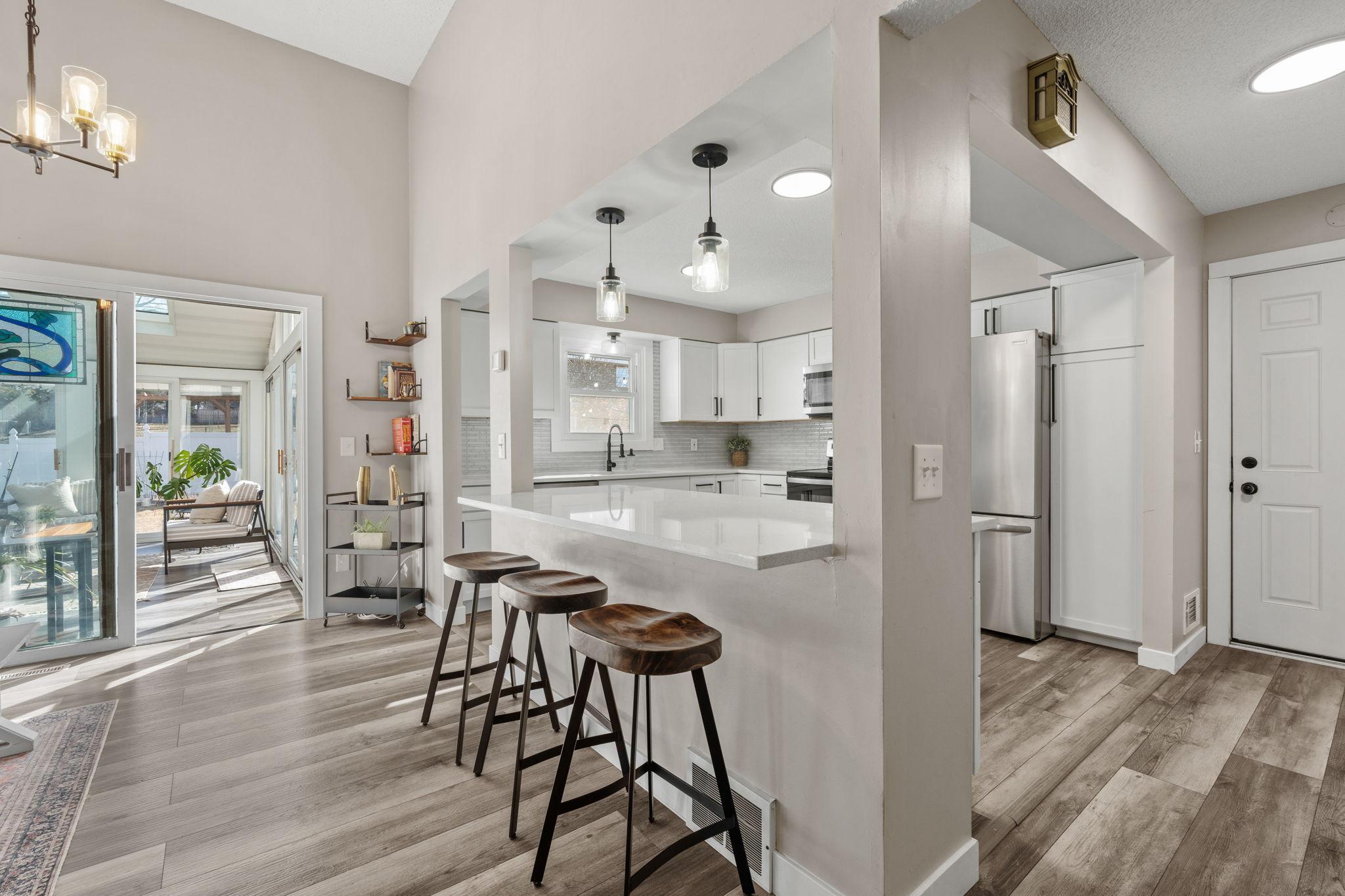 You'll love the quartz countertops