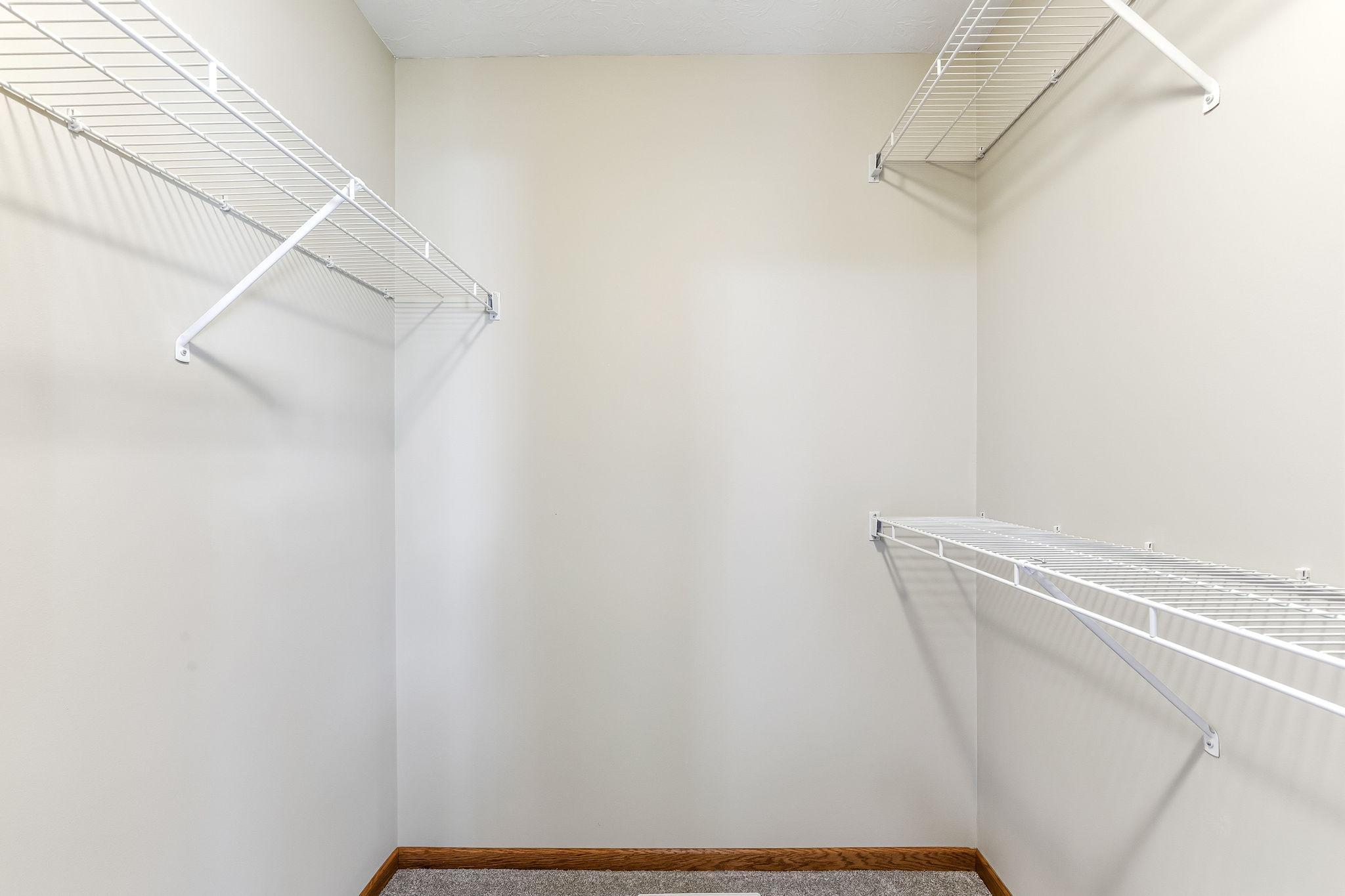 Primary walk-in closet