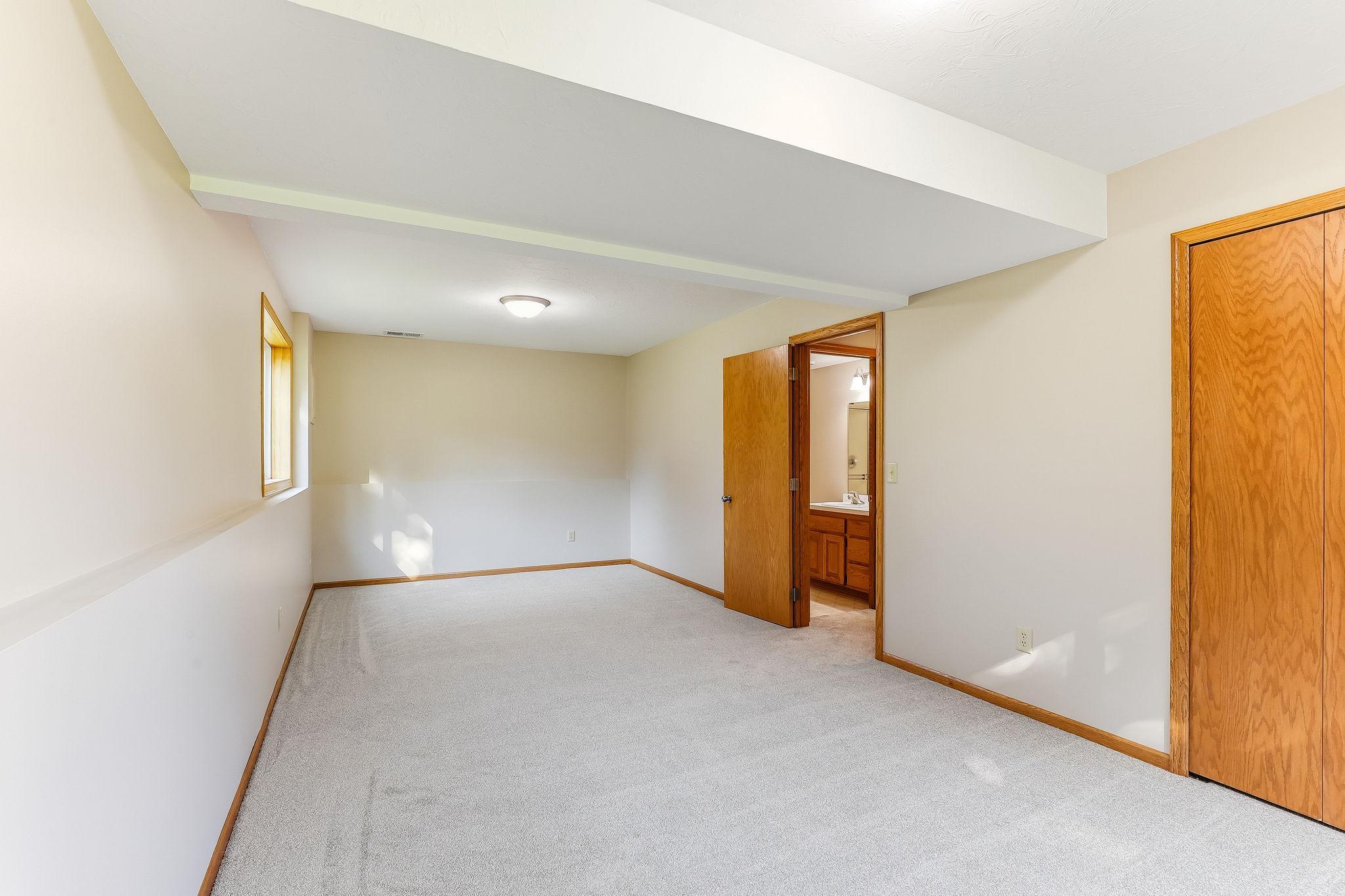 Huge third bedroom offers flexible use, with plenty of room to create an primary suite, home office, playroom, or hobby space. Possibilities are endless!