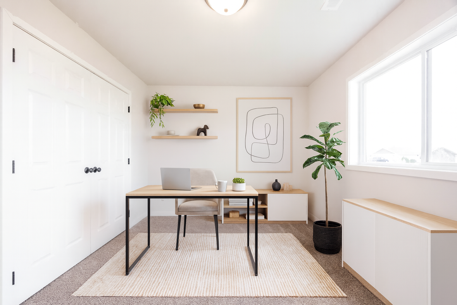 Virtually Staged Bedroom 3