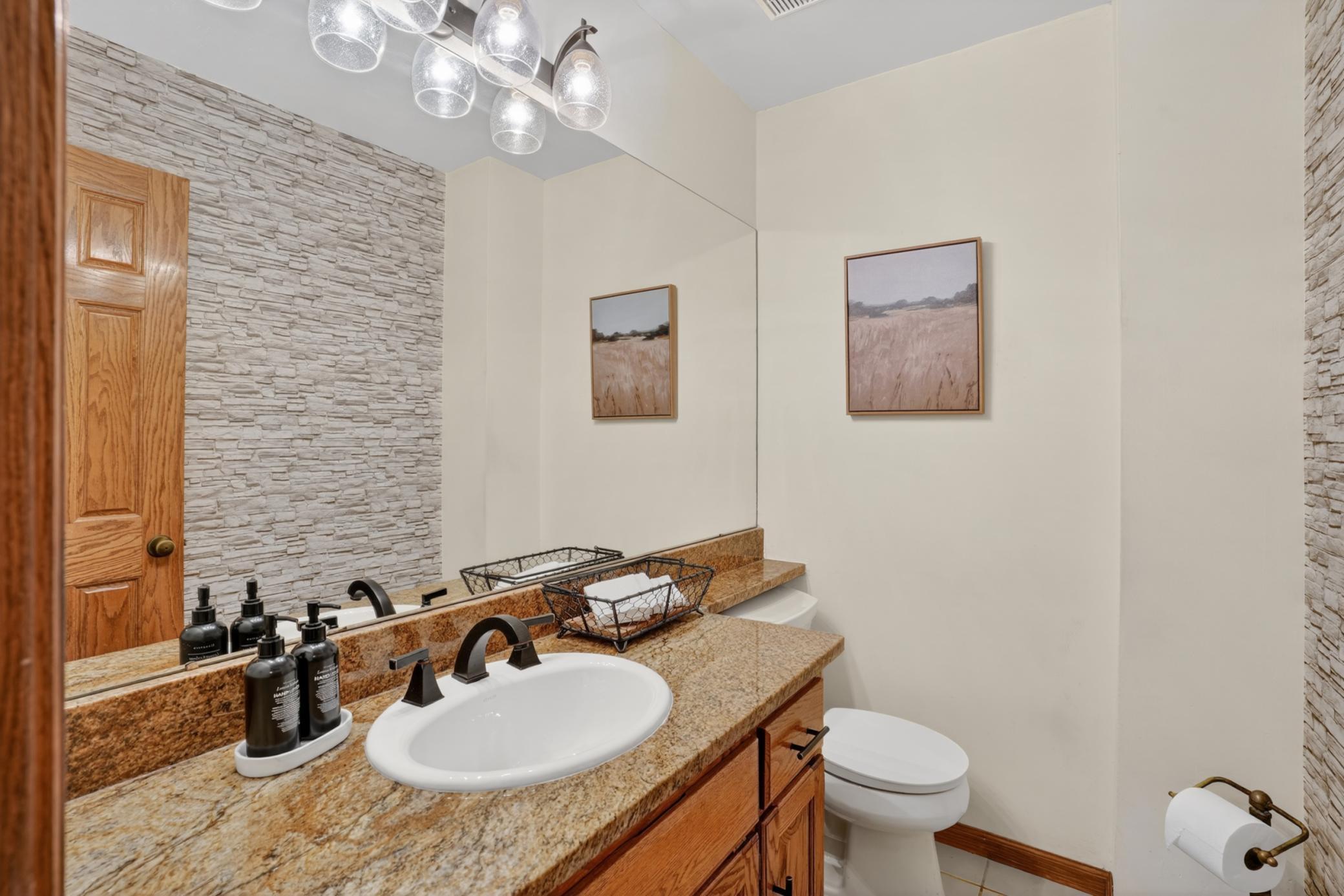 Powder room on main