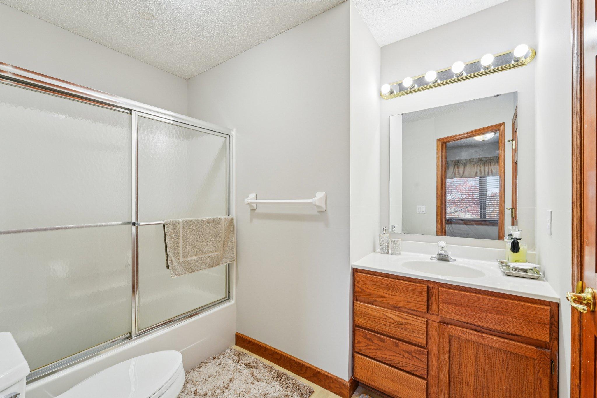 Second bedroom private bath.