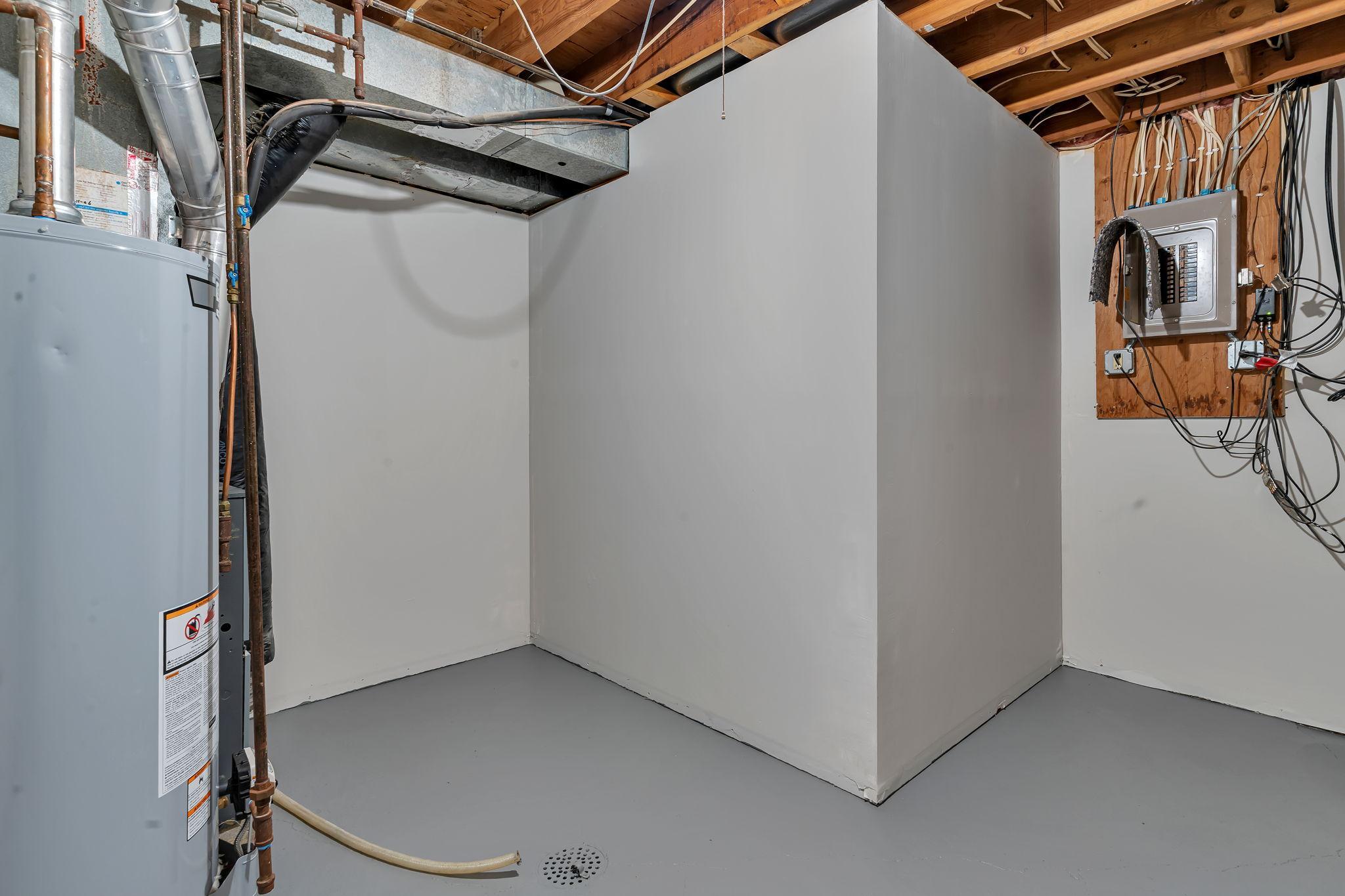 Lower level utility room!