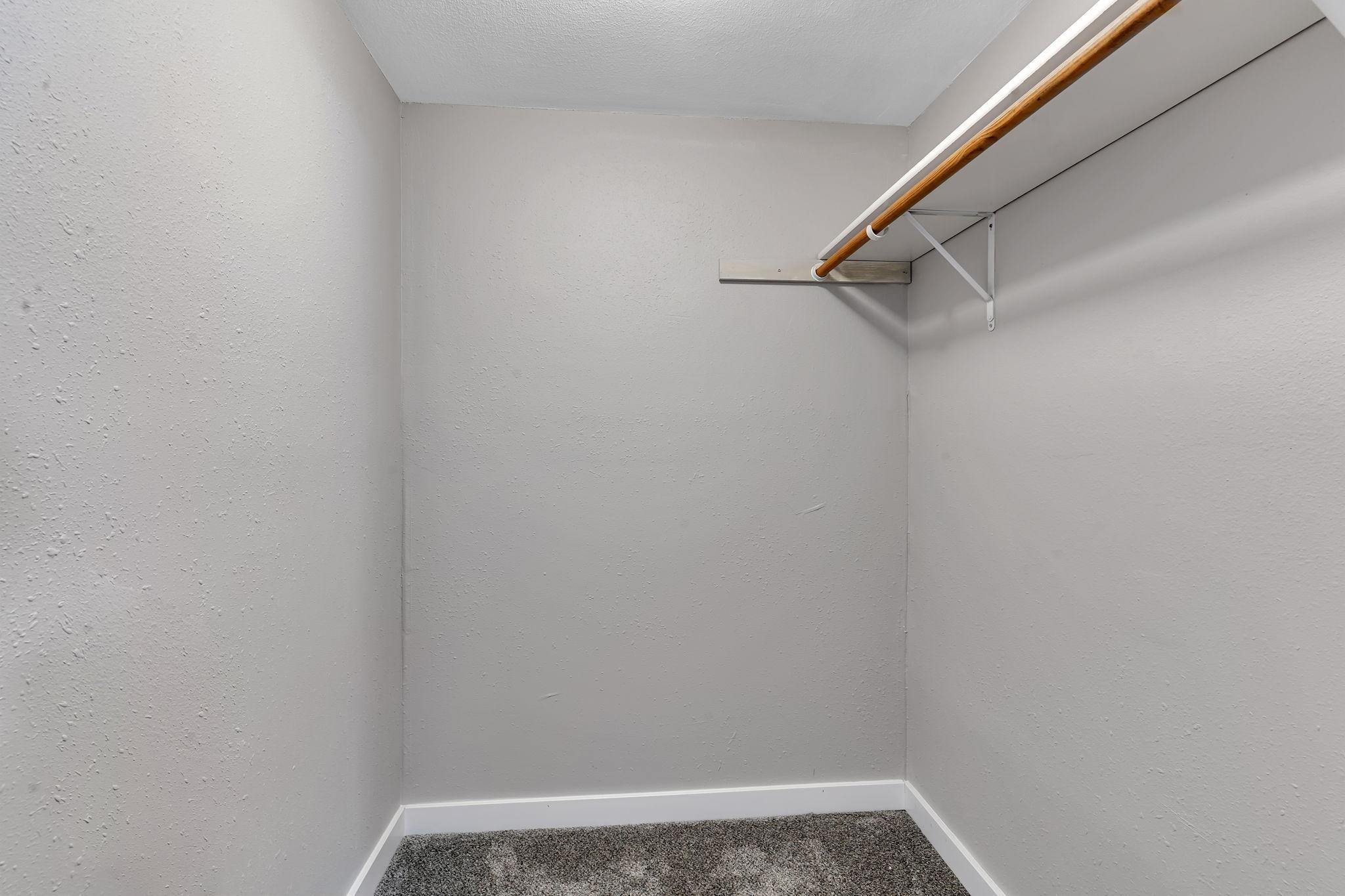 Walk-in closet!