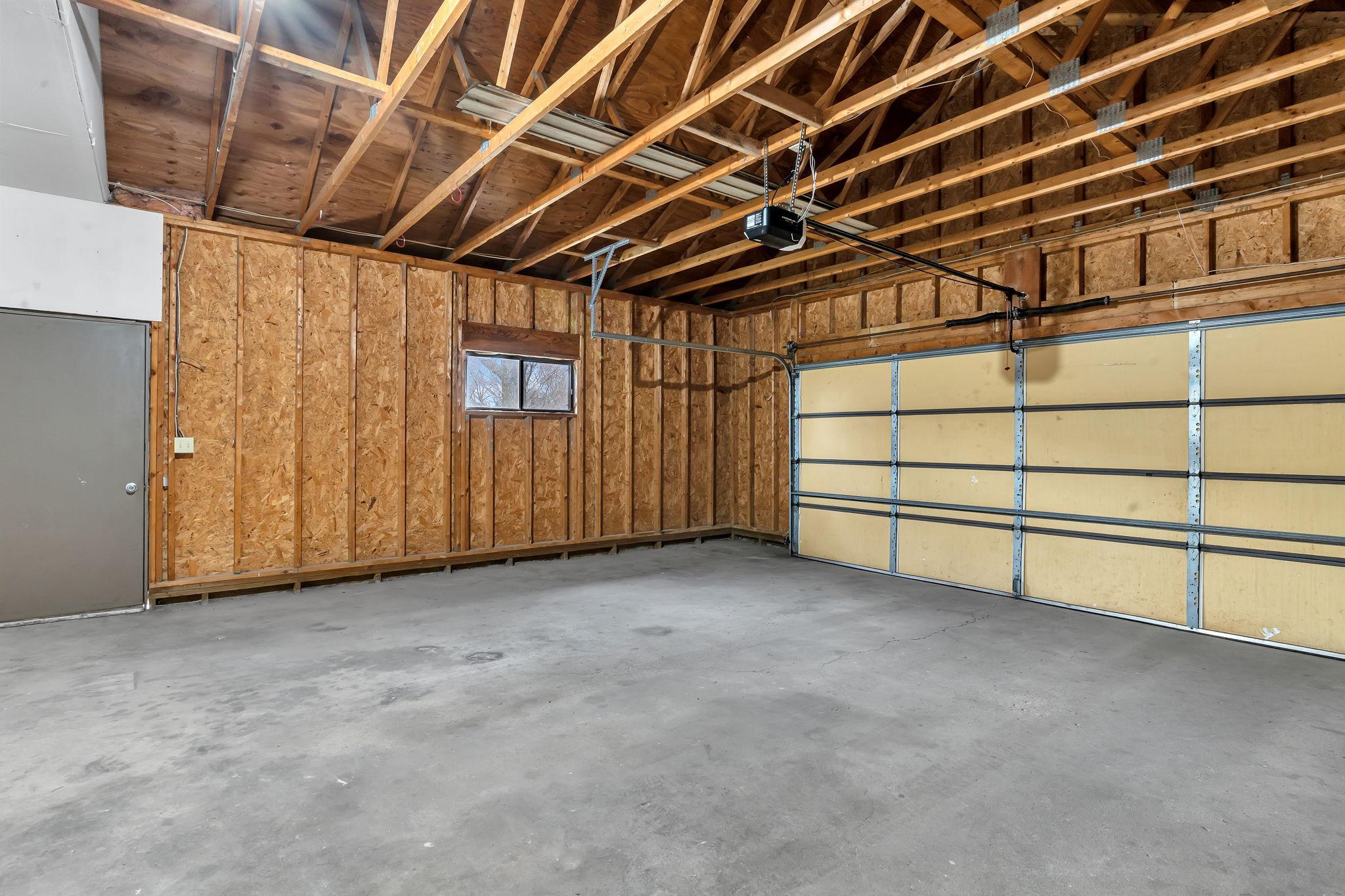 Two car garage!