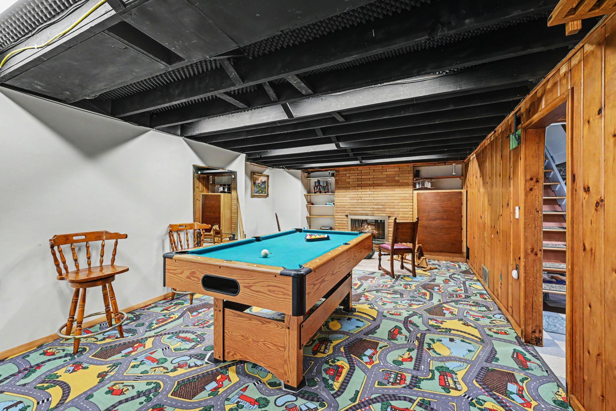 Family room - lower level.