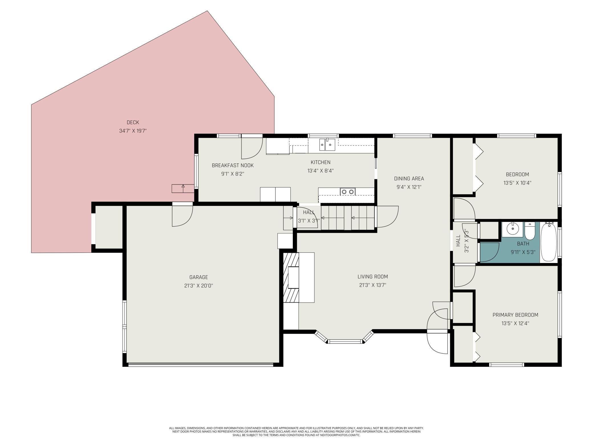 Main floor plan.