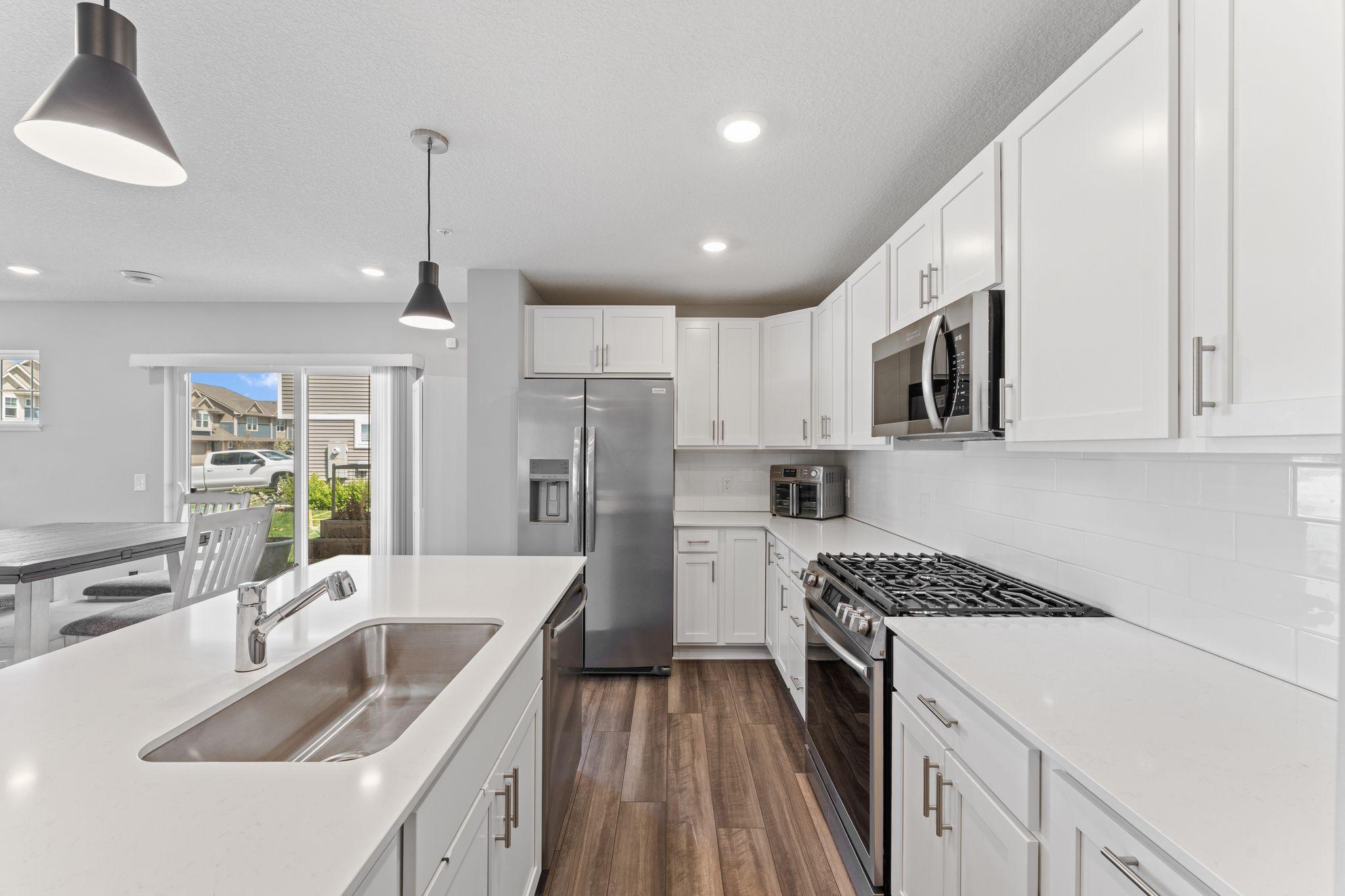 Gourmet Kitchen Stainless Steel Appliances