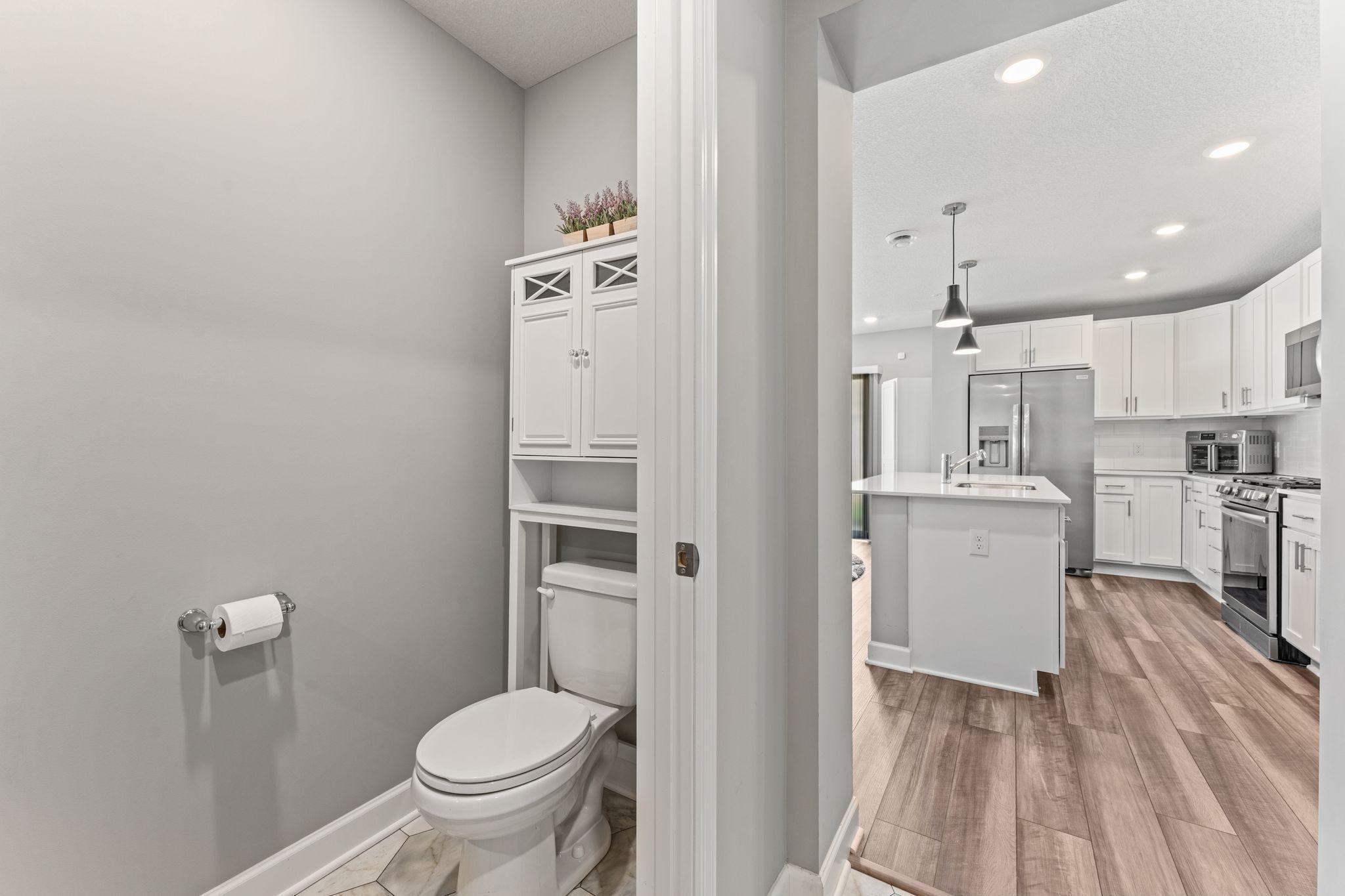 Convenient Main Floor Half Bath