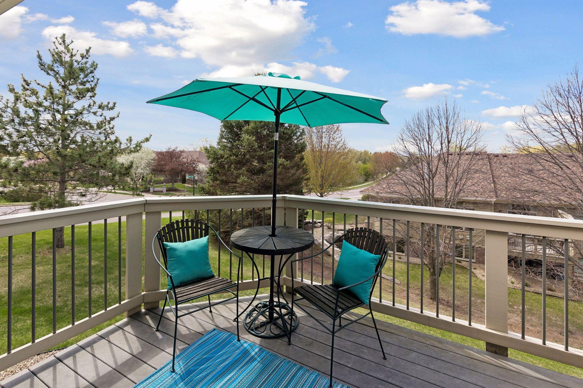 Enjoy the gorgeous sunsets from this Deck