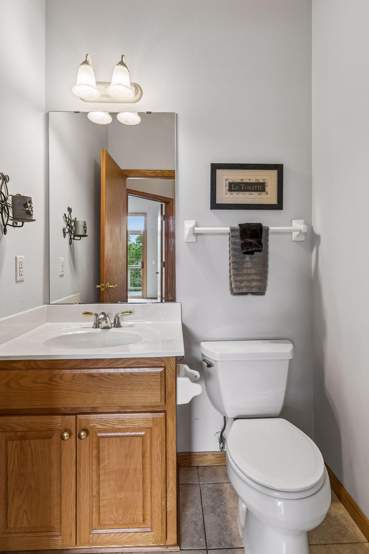 Half bath on main level