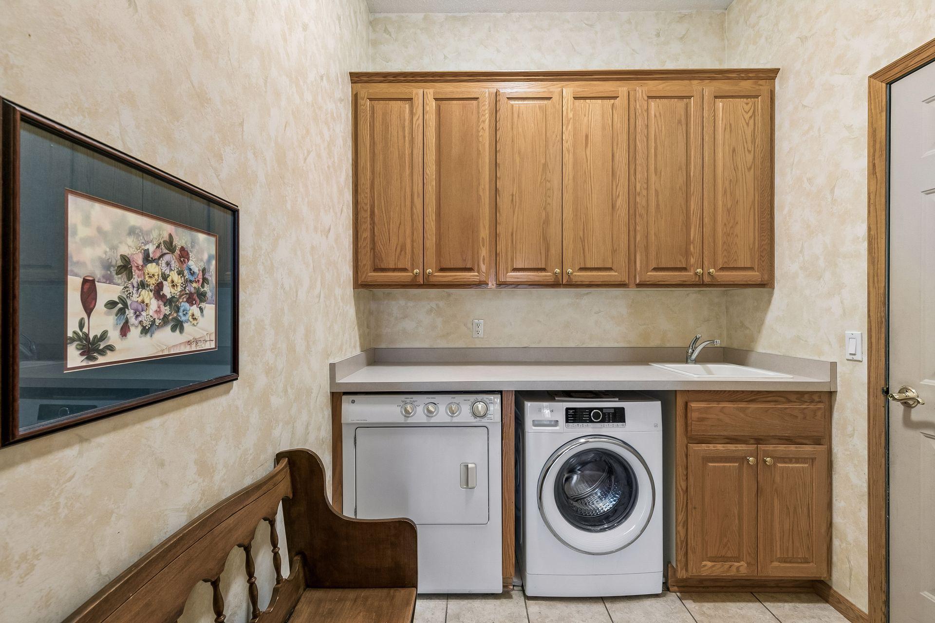 Laundry space on Main Level