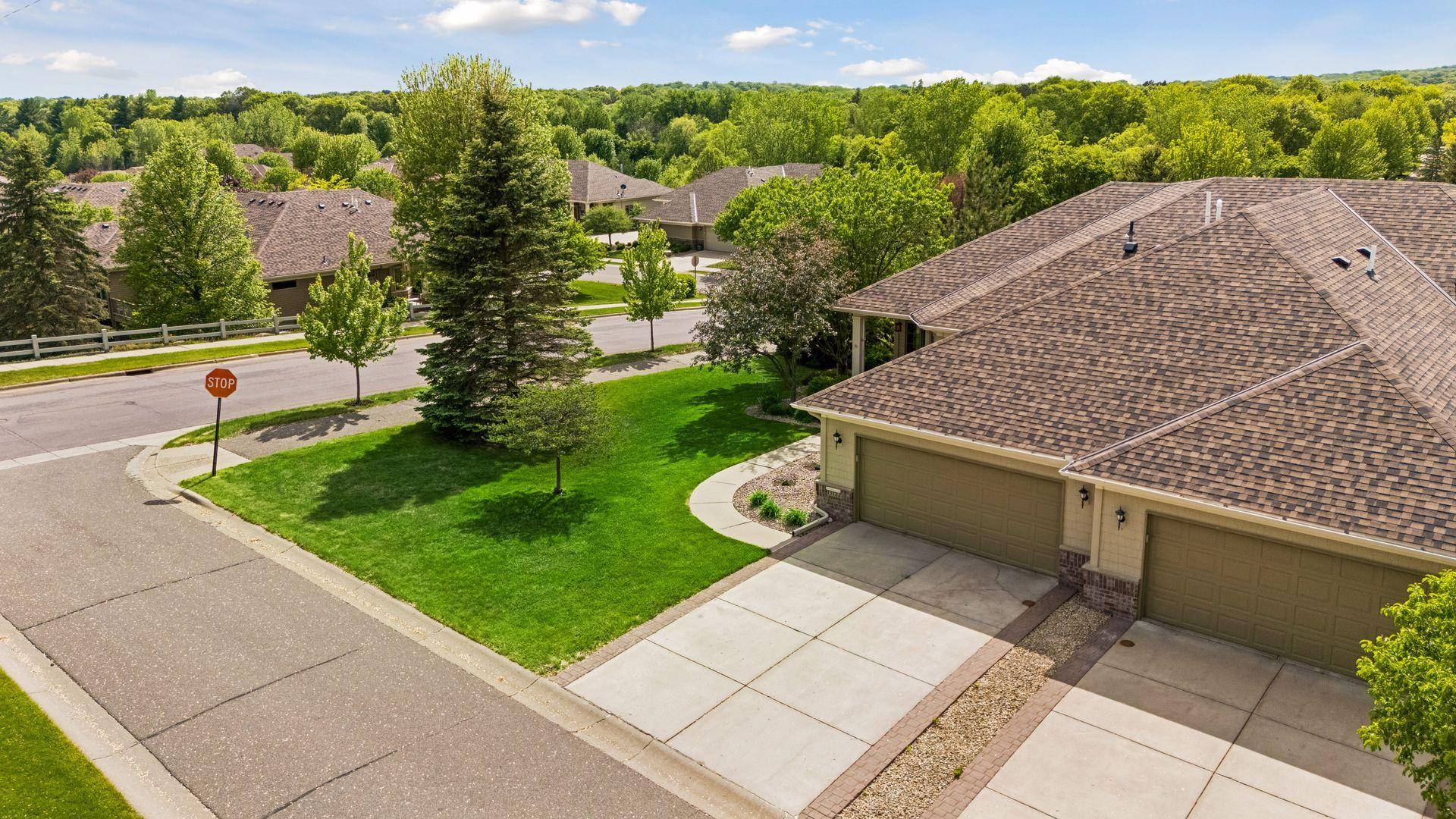 Set on a rare corner lot
