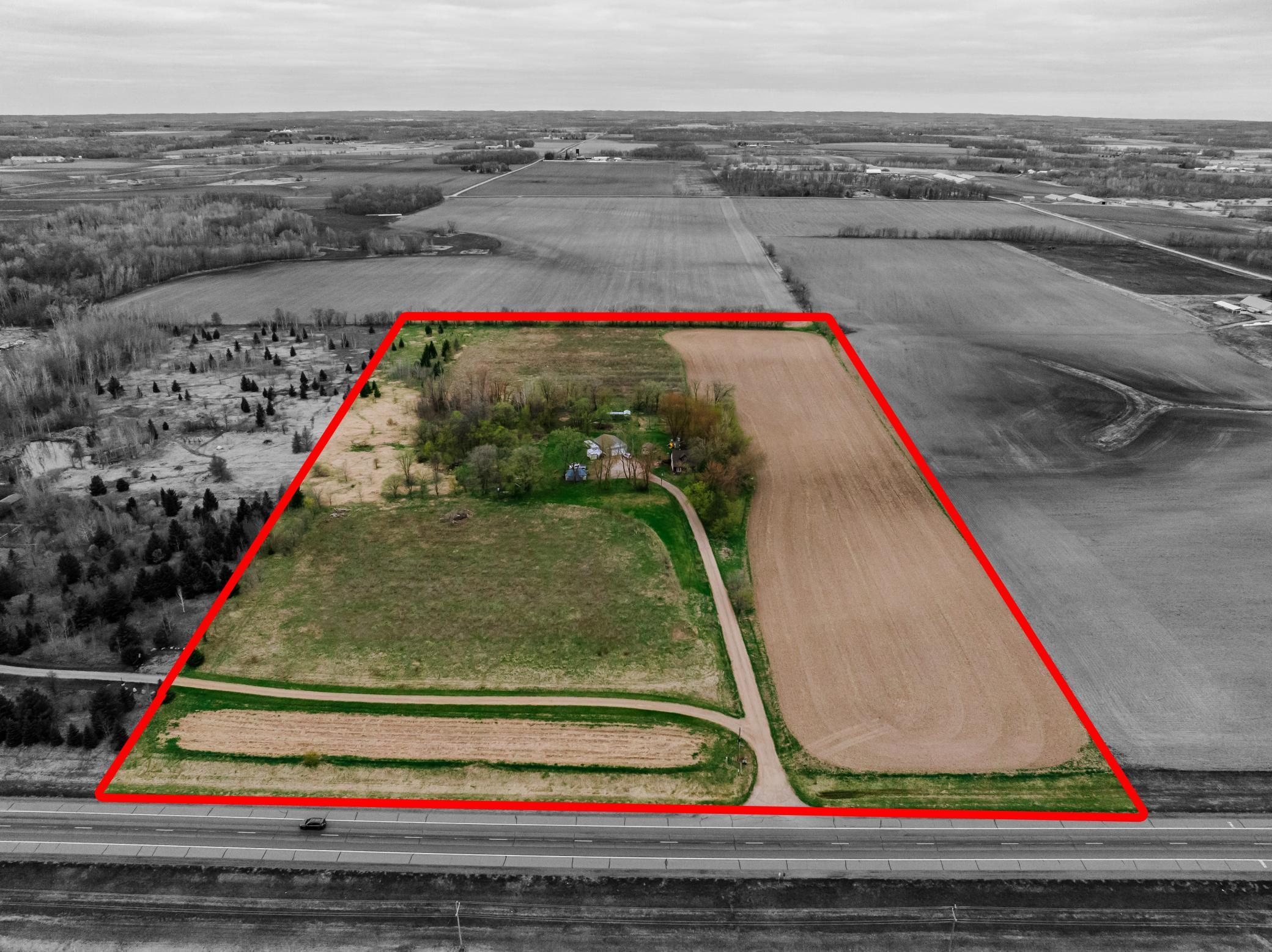 20 acres outlined
