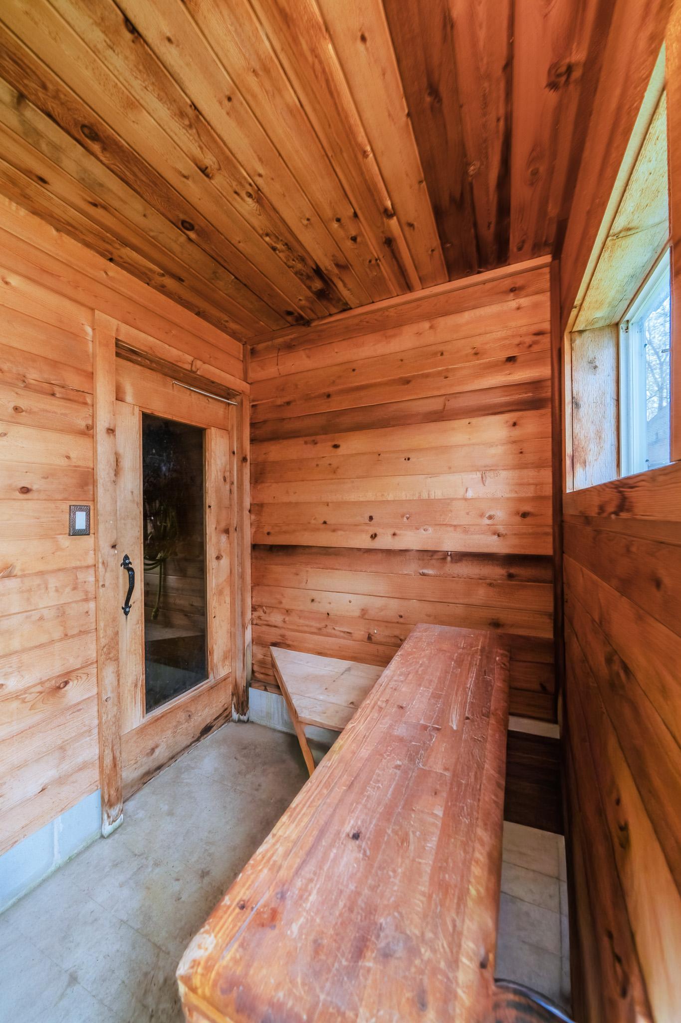sauna room