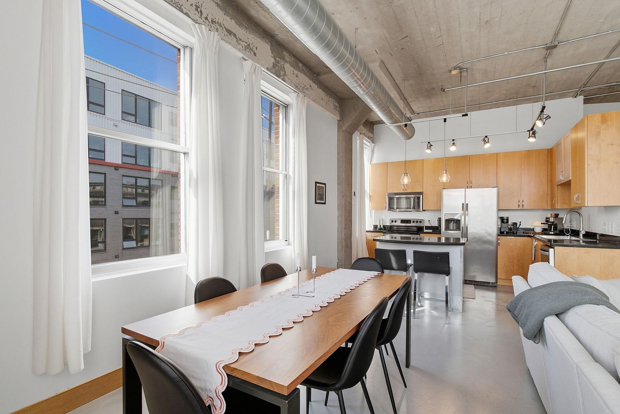Open concept living.