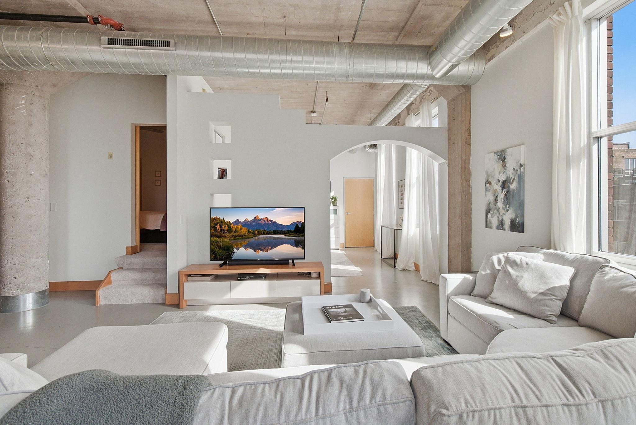 Den/second bedroom off the living room provides additional living space.