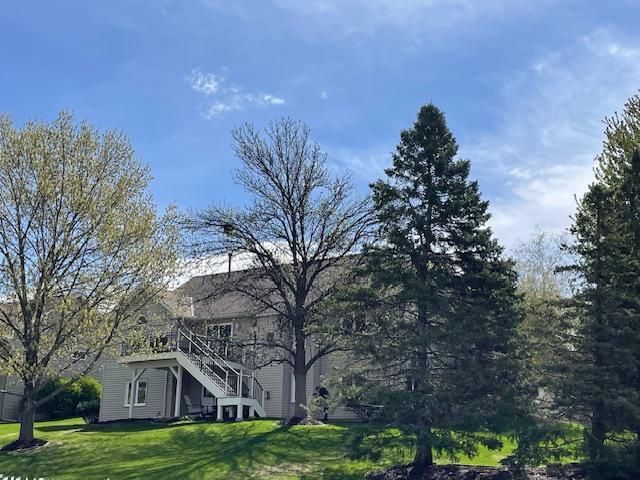 Many mature trees around the yard