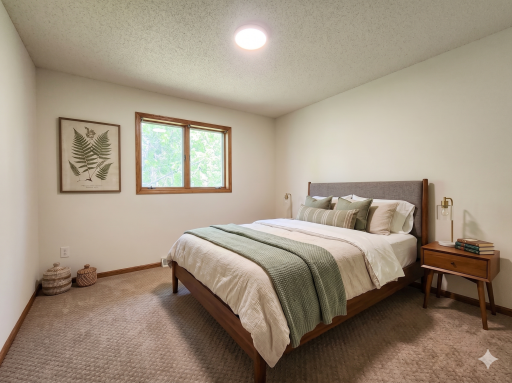 Lower level: bedroom 4 (virtually staged)