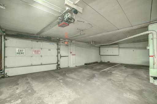 One heated underground parking space (space #2)