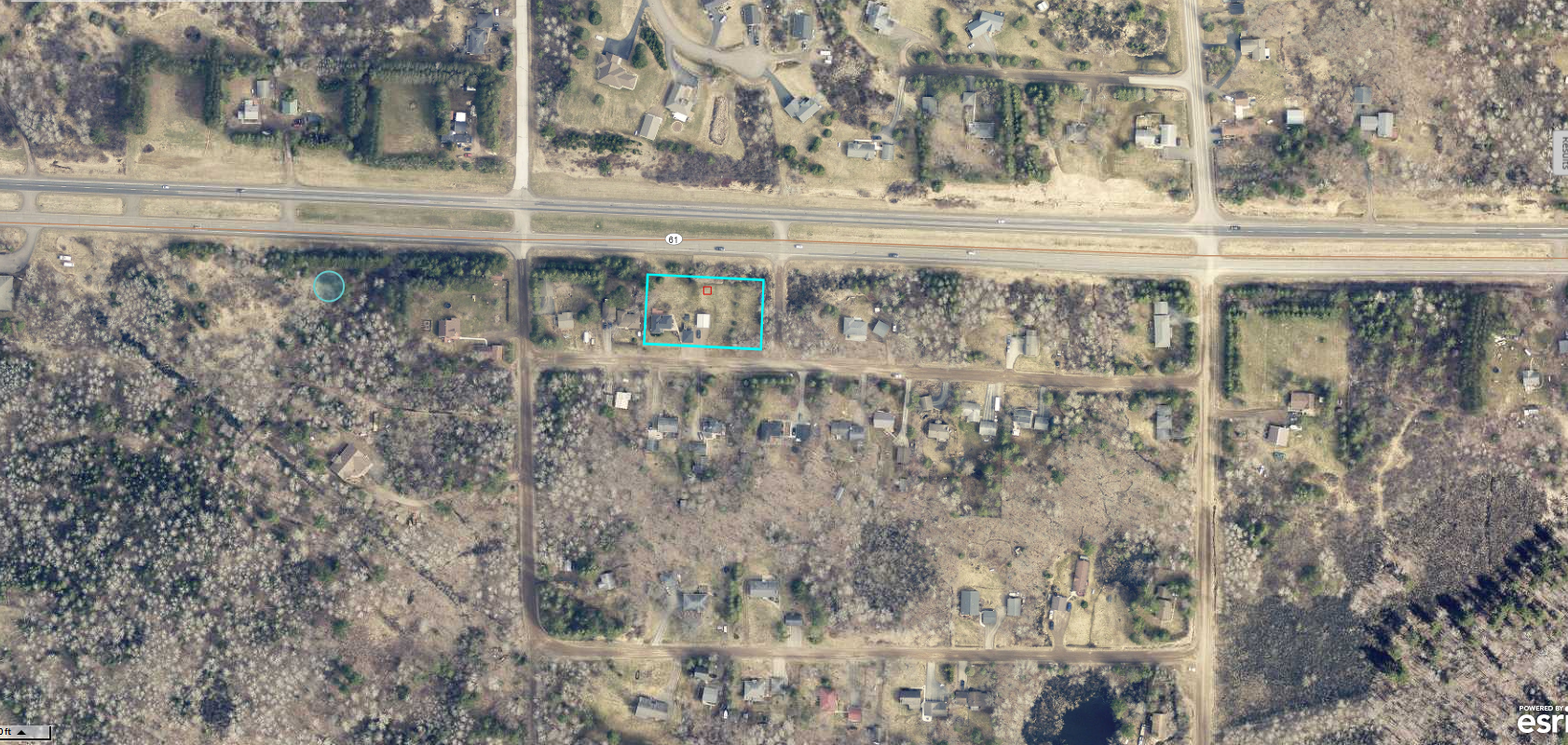 Zoomed out county view