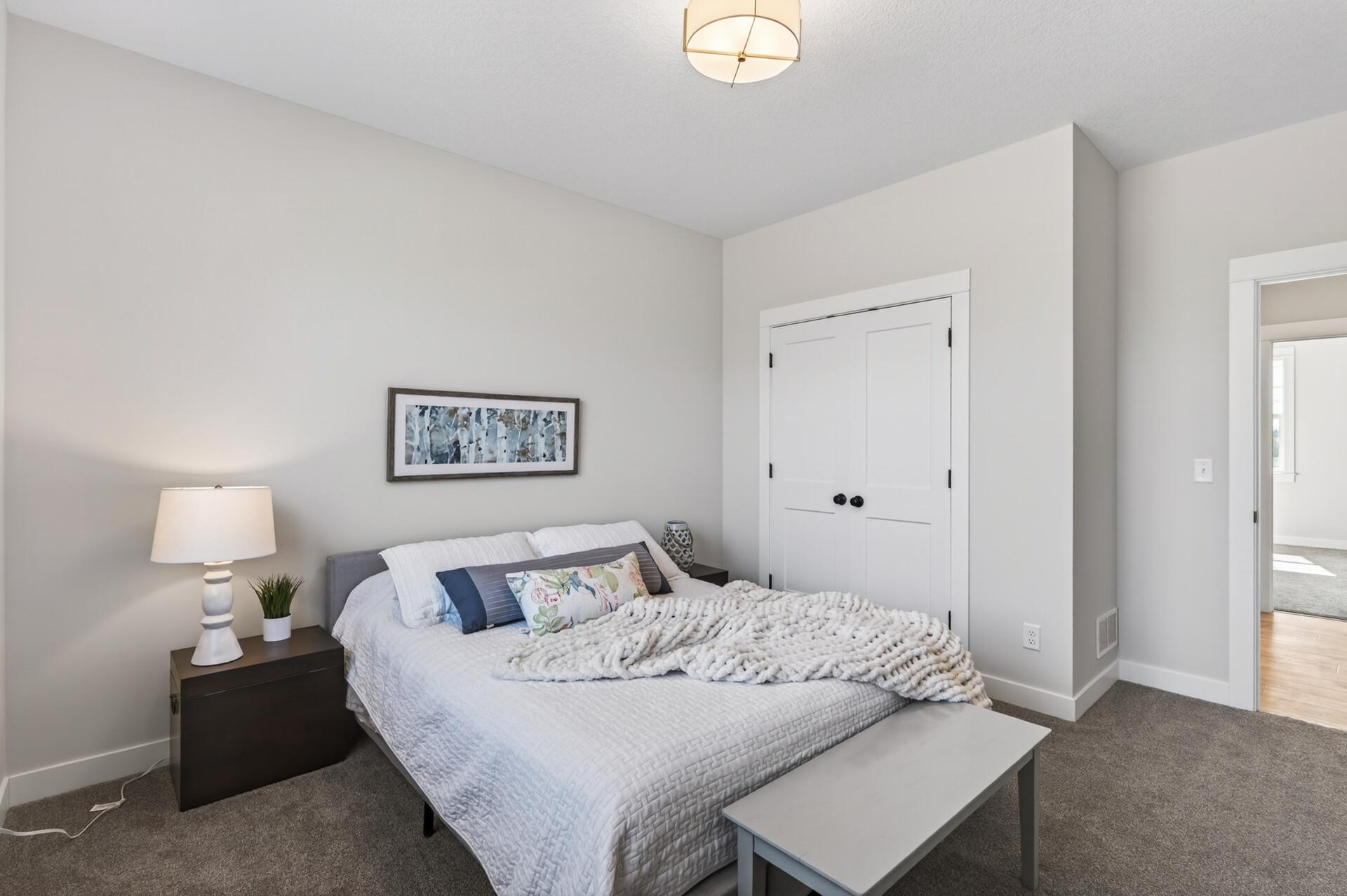 One of three bedrooms on main floor