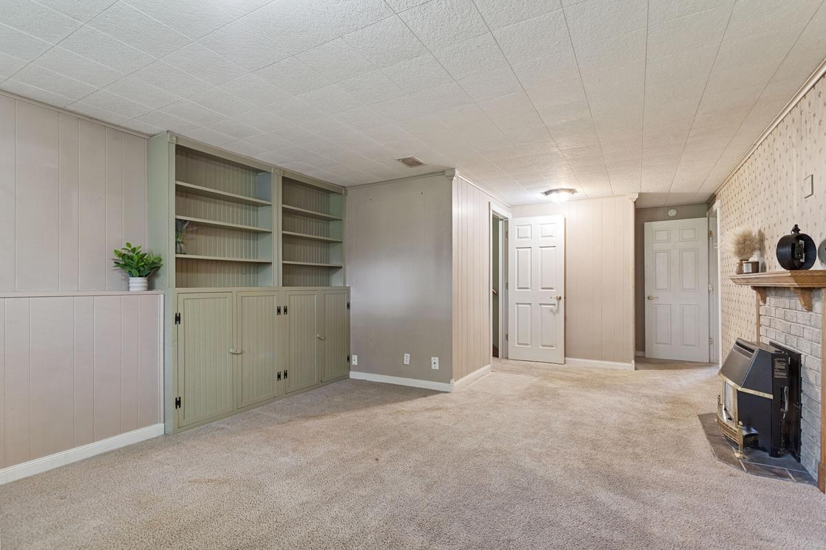 The family room has a gas stove/fireplace which is believed to be in working order. You'll love the six-panel doors throughout.