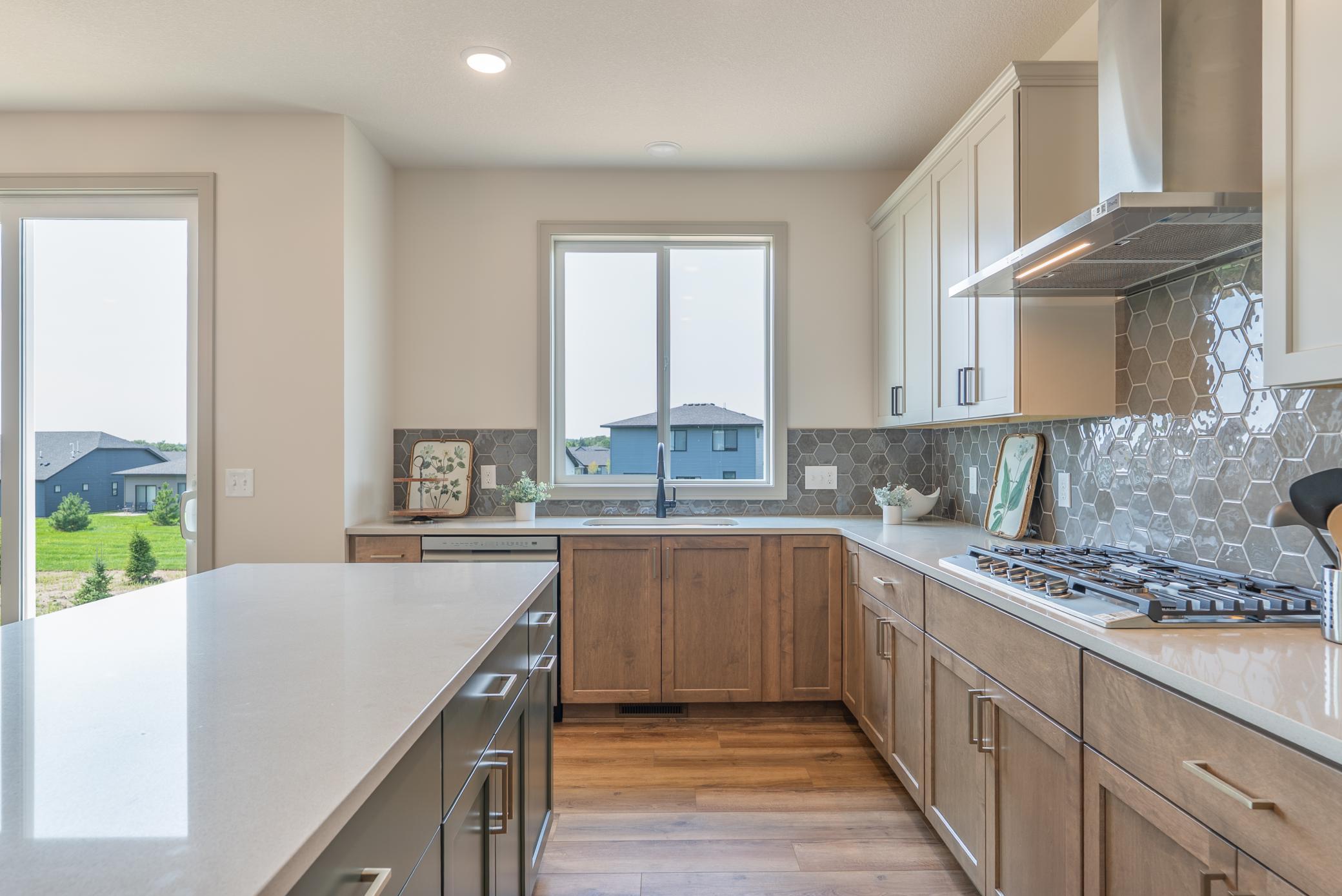 Huge window over kitchen sink