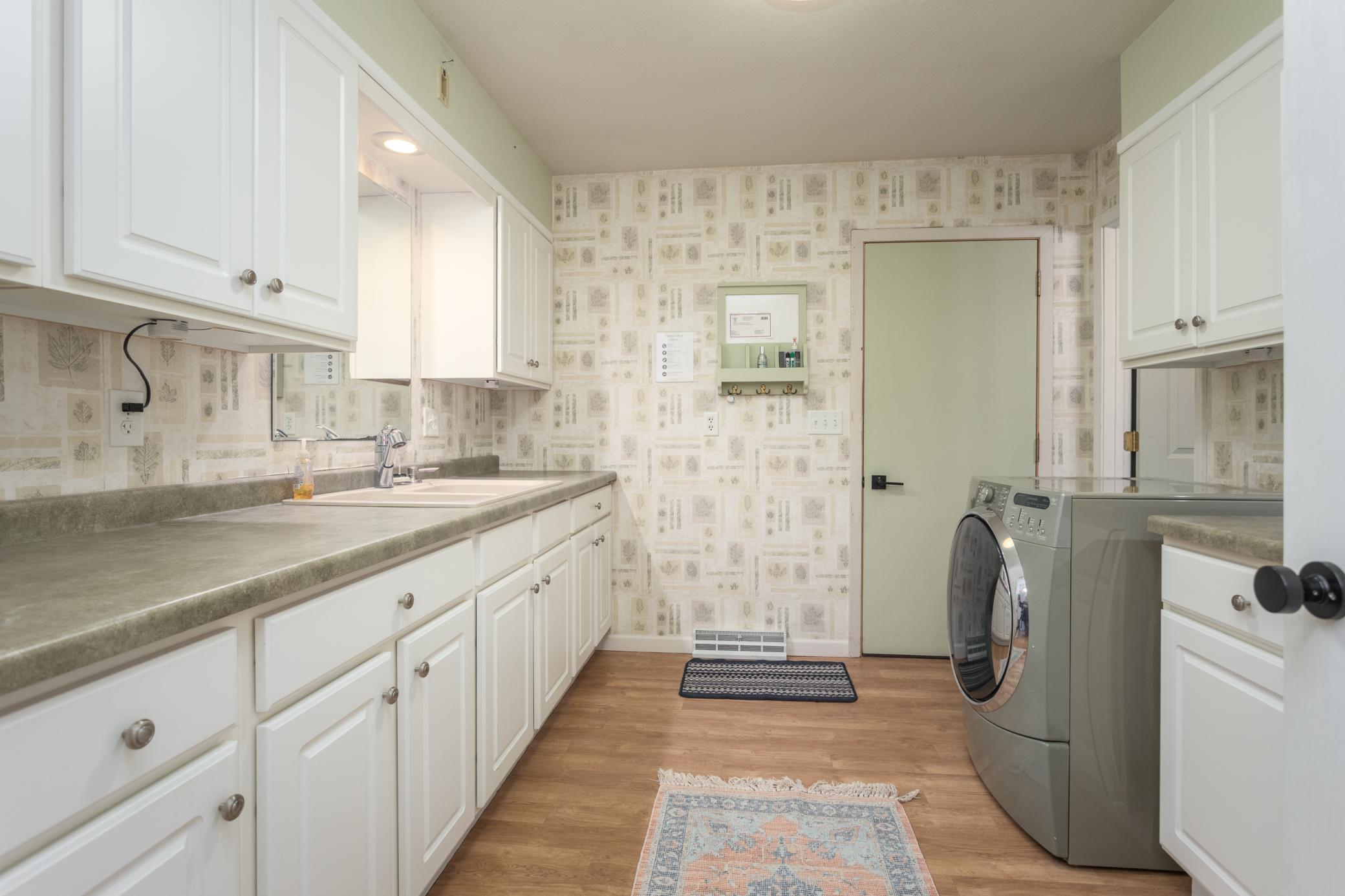 Huge laundry room